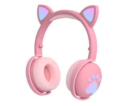 Słuchawka bezprzewodowa MOZOS Kid Dog słuchawki bezprzewodowe dla dzieci róźowe KID-DOG-BT-PINK